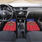 Afro-Haitians Car Mats Proud Ayiti Veve Vodou Royal Palm Leaves - African Pride