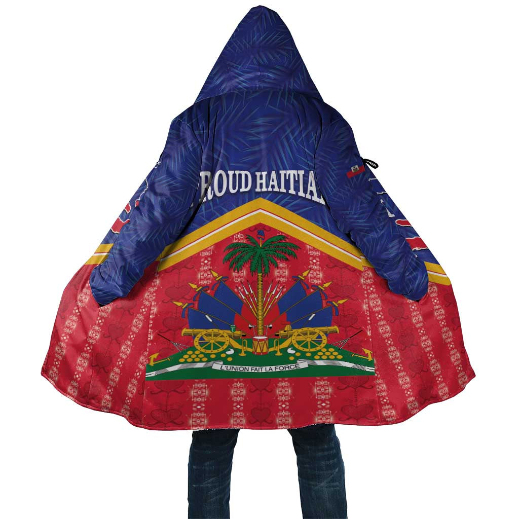 Afro-Haitians Cloak Proud Ayiti Veve Vodou Royal Palm Leaves - African Pride