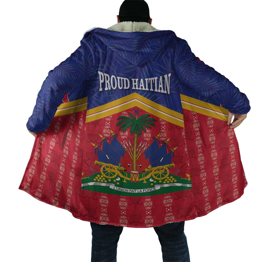 Afro-Haitians Cloak Proud Ayiti Veve Vodou Royal Palm Leaves - African Pride