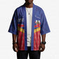 Afro-Haitians Kimono Proud Ayiti Veve Vodou Royal Palm Leaves - African Pride