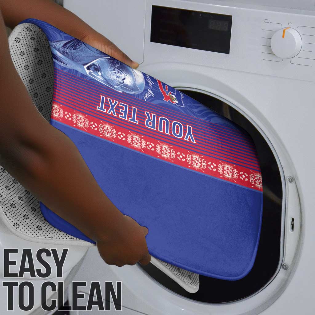 Custom Afro-Haiti Football Bathroom Set 2026 Grenadye Alaso Blue Version - African Pride
