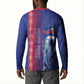 Custom Afro-Haiti Football Button Sweatshirt 2026 Grenadye Alaso Blue Version