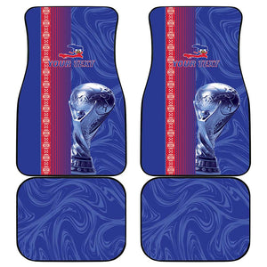 Custom Afro-Haiti Football Car Mats 2026 Grenadye Alaso Blue Version - African Pride