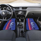 Custom Afro-Haiti Football Car Mats 2026 Grenadye Alaso Blue Version - African Pride
