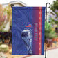 Custom Afro-Haiti Football Garden Flag 2026 Grenadye Alaso Blue Version - African Pride