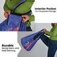 Custom Afro-Haiti Football Grocery Bag 2026 Grenadye Alaso Blue Version - African Pride
