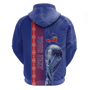 Custom Afro-Haiti Football Hoodie 2026 Grenadye Alaso Blue Version - African Pride