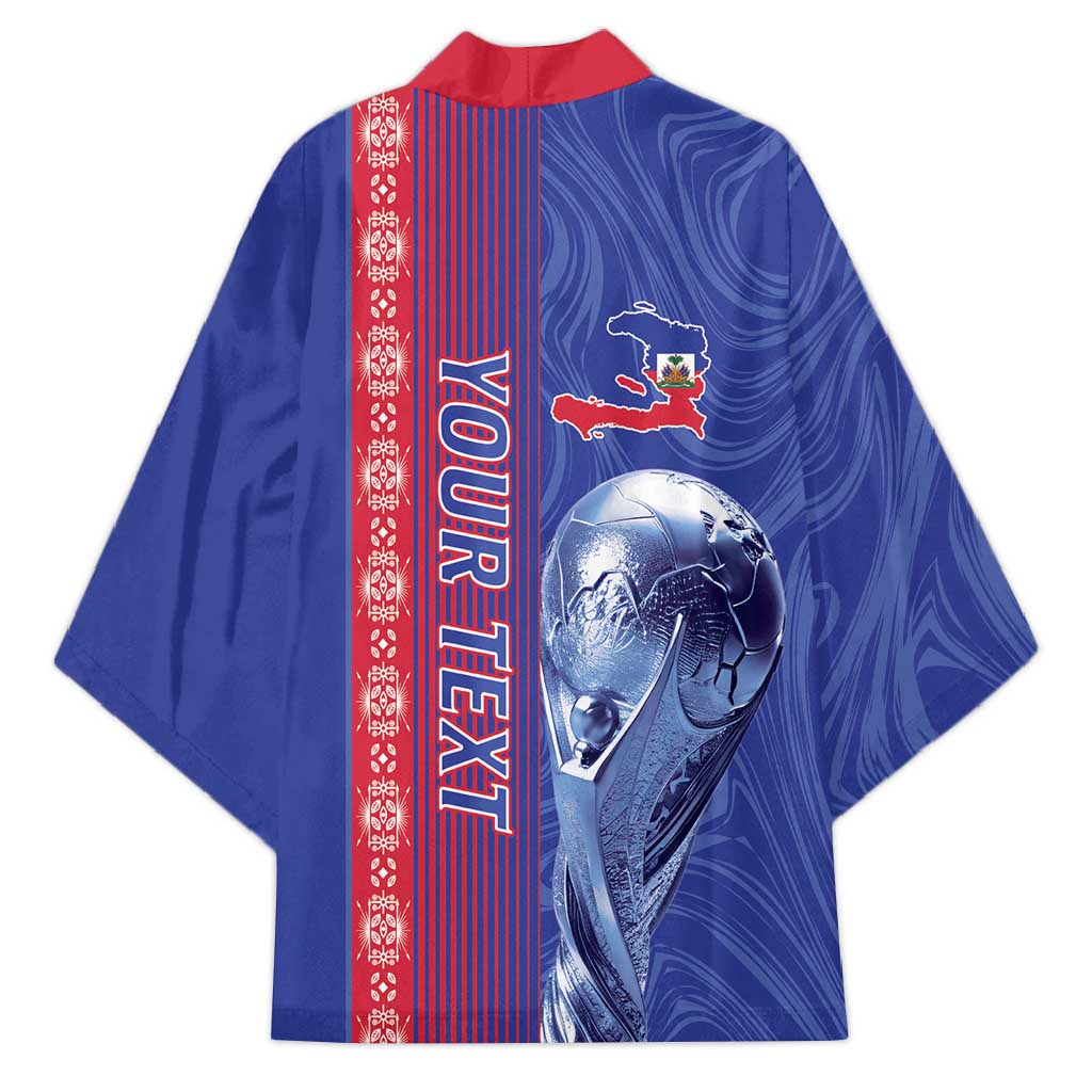 Custom Afro-Haiti Football Kimono 2026 Grenadye Alaso Blue Version - African Pride