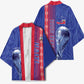 Custom Afro-Haiti Football Kimono 2026 Grenadye Alaso Blue Version - African Pride