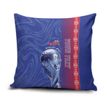 Custom Afro-Haiti Football Pillow Cover 2026 Grenadye Alaso Blue Version - African Pride