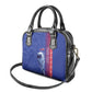 Custom Afro-Haiti Football Shoulder Handbag 2026 Grenadye Alaso Blue Version - African Pride