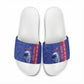 Custom Afro-Haiti Football Slide Sandals 2026 Grenadye Alaso Blue Version - African Pride