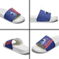 Custom Afro-Haiti Football Slide Sandals 2026 Grenadye Alaso Blue Version - African Pride
