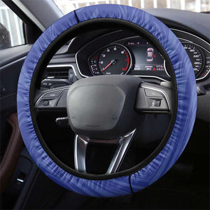 Afro-Haiti Football Steering Wheel Cover 2026 Grenadye Alaso Blue Version - African Pride