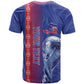 Custom Afro-Haiti Football T shirt 2026 Grenadye Alaso Blue Version LT14