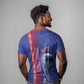 Custom Afro-Haiti Football T shirt 2026 Grenadye Alaso Blue Version LT14