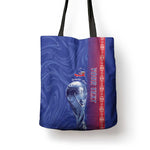Custom Afro-Haiti Football Tote Bag 2026 Grenadye Alaso Blue Version - African Pride