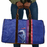 Custom Afro-Haiti Football Travel Bag 2026 Grenadye Alaso Blue Version - African Pride
