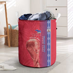Custom Afro-Haiti Football Laundry Basket 2026 Grenadye Alaso Red Version - African Pride