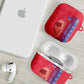 Custom Afro-Haiti Football AirPods Case 2026 Grenadye Alaso Red Version - African Pride