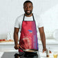 Custom Afro-Haiti Football Apron 2026 Grenadye Alaso Red Version - African Pride