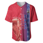 Custom Afro-Haiti Football Baseball Jersey 2026 Grenadye Alaso Red Version LT14