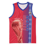 Custom Afro-Haiti Football Basketball Jersey 2026 Grenadye Alaso Red Version - African Pride