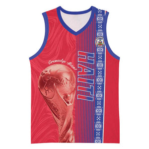 Custom Afro-Haiti Football Basketball Jersey 2026 Grenadye Alaso Red Version - African Pride