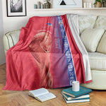 Custom Afro-Haiti Football Blanket 2026 Grenadye Alaso Red Version - African Pride