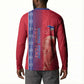 Custom Afro-Haiti Football Button Sweatshirt 2026 Grenadye Alaso Red Version
