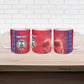 Custom Afro-Haiti Football Ceramic Mug 2026 Grenadye Alaso Red Version - African Pride