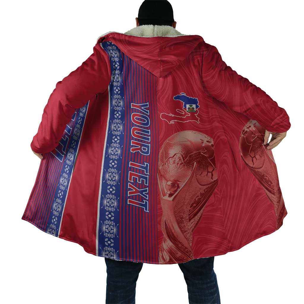 Custom Afro-Haiti Football Cloak 2026 Grenadye Alaso Red Version - African Pride
