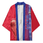 Custom Afro-Haiti Football Kimono 2026 Grenadye Alaso Red Version - African Pride