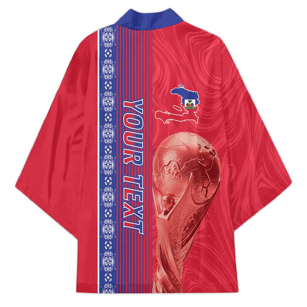 Custom Afro-Haiti Football Kimono 2026 Grenadye Alaso Red Version - African Pride