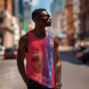 Custom Afro-Haiti Football Men Tank Top 2026 Grenadye Alaso Red Version - African Pride