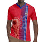 Custom Afro-Haiti Football Rugby Jersey 2026 Grenadye Alaso Red Version LT14
