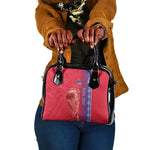 Custom Afro-Haiti Football Shoulder Handbag 2026 Grenadye Alaso Red Version - African Pride