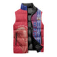 Custom Afro-Haiti Football Sleeveless Puffer Jacket 2026 Grenadye Alaso Red Version - African Pride