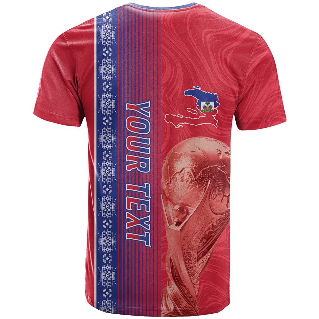 Custom Afro-Haiti Football T shirt 2026 Grenadye Alaso Red Version LT14