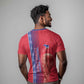 Custom Afro-Haiti Football T shirt 2026 Grenadye Alaso Red Version LT14