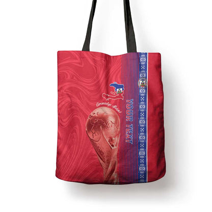 Custom Afro-Haiti Football Tote Bag 2026 Grenadye Alaso Red Version - African Pride