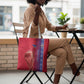 Custom Afro-Haiti Football Tote Bag 2026 Grenadye Alaso Red Version - African Pride