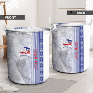 Custom Afro-Haiti Football Laundry Basket 2026 Grenadye Alaso White Version - African Pride