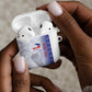 Custom Afro-Haiti Football AirPods Case 2026 Grenadye Alaso White Version - African Pride