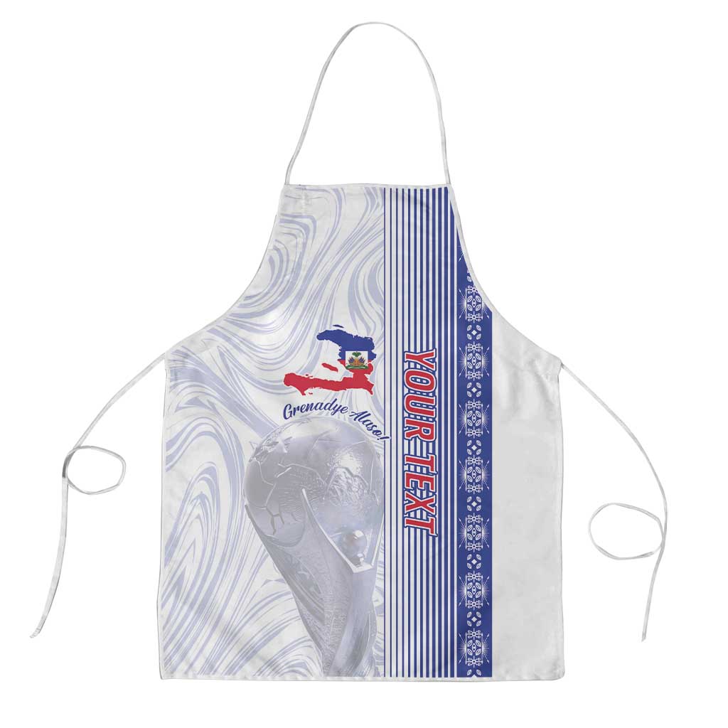 Custom Afro-Haiti Football Apron 2026 Grenadye Alaso White Version - African Pride