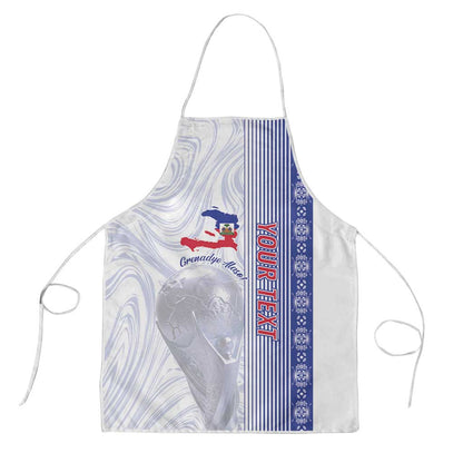 Custom Afro-Haiti Football Apron 2026 Grenadye Alaso White Version - African Pride