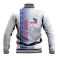 Custom Afro-Haiti Football Baseball Jacket 2026 Grenadye Alaso White Version - African Pride