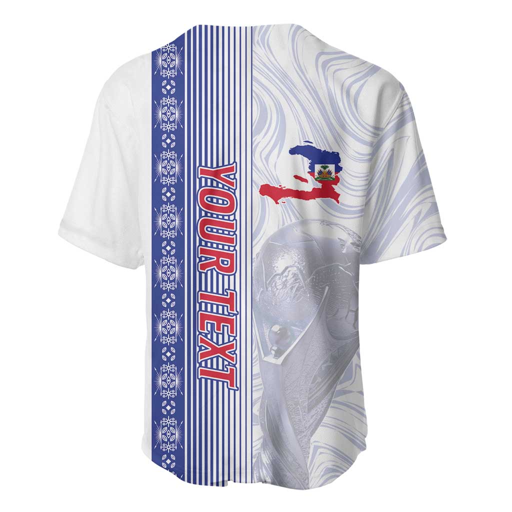 Custom Afro-Haiti Football Baseball Jersey 2026 Grenadye Alaso White Version LT14