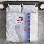 Custom Afro-Haiti Football Bedding Set 2026 Grenadye Alaso White Version - African Pride