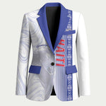 Custom Afro-Haiti Football Blazer 2026 Grenadye Alaso White Version - African Pride